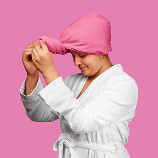 Microfibre Hair Towel - The Hot Pink One